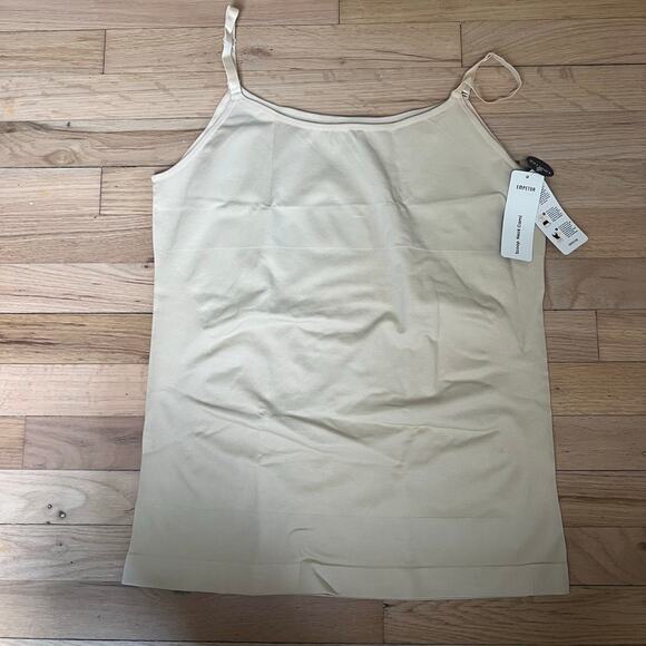 NEW Shapermint Essential Women's 4XL All Day Everyday Scoop Neck Cami Nude Beige - Picture 1 of 9